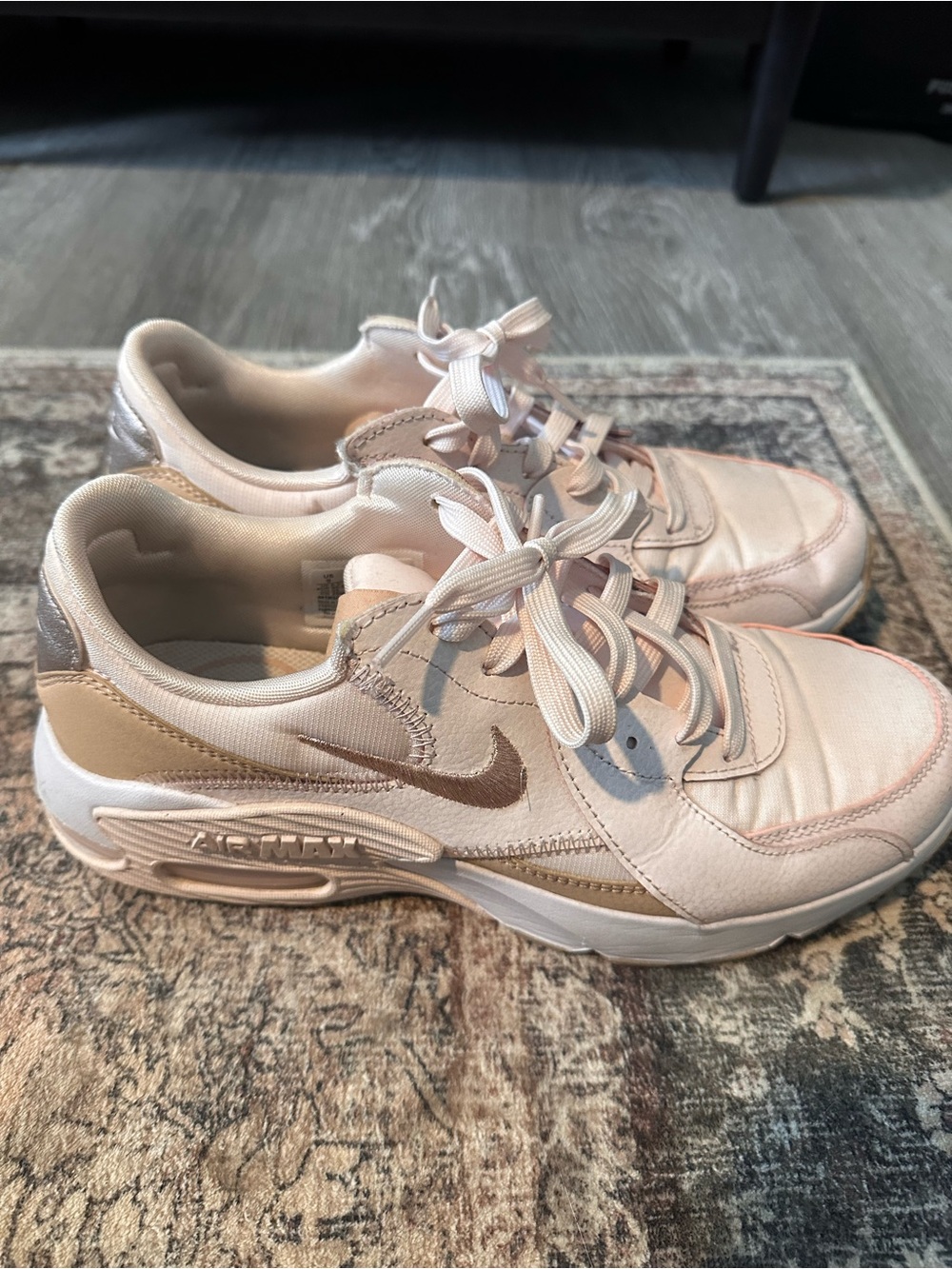 Nike Women’s Air Max Sneakers in Blush and Beige